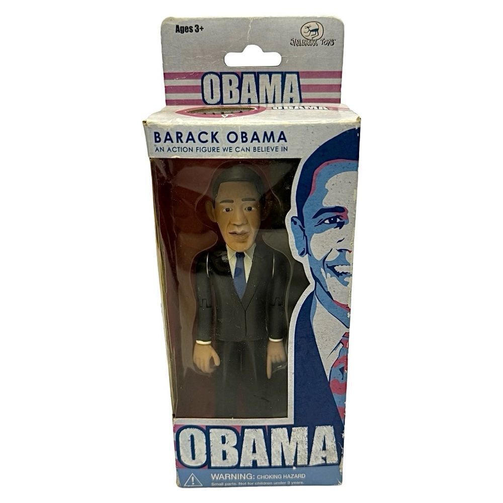 Barack Obama Action Figure 6"Action Figure Jailbreak Toys President Nib